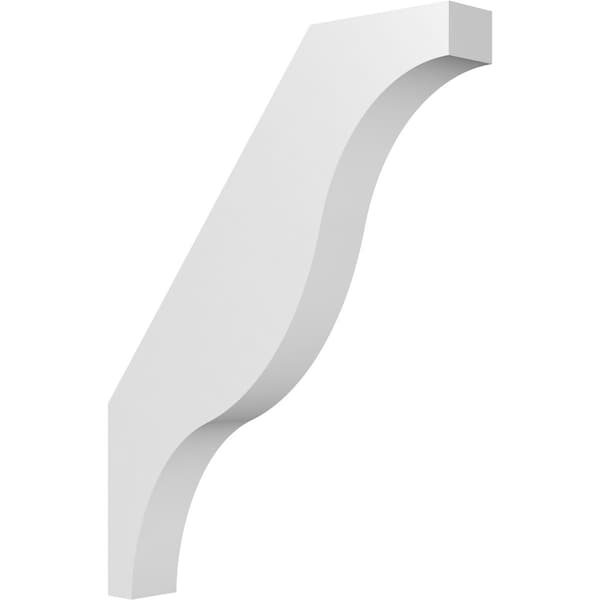 Ekena Millwork 4-in. W x 26-in. D x 34-in. H Funston Architectural Grade PVC Knee Brace BRCP04X26X34FST - main